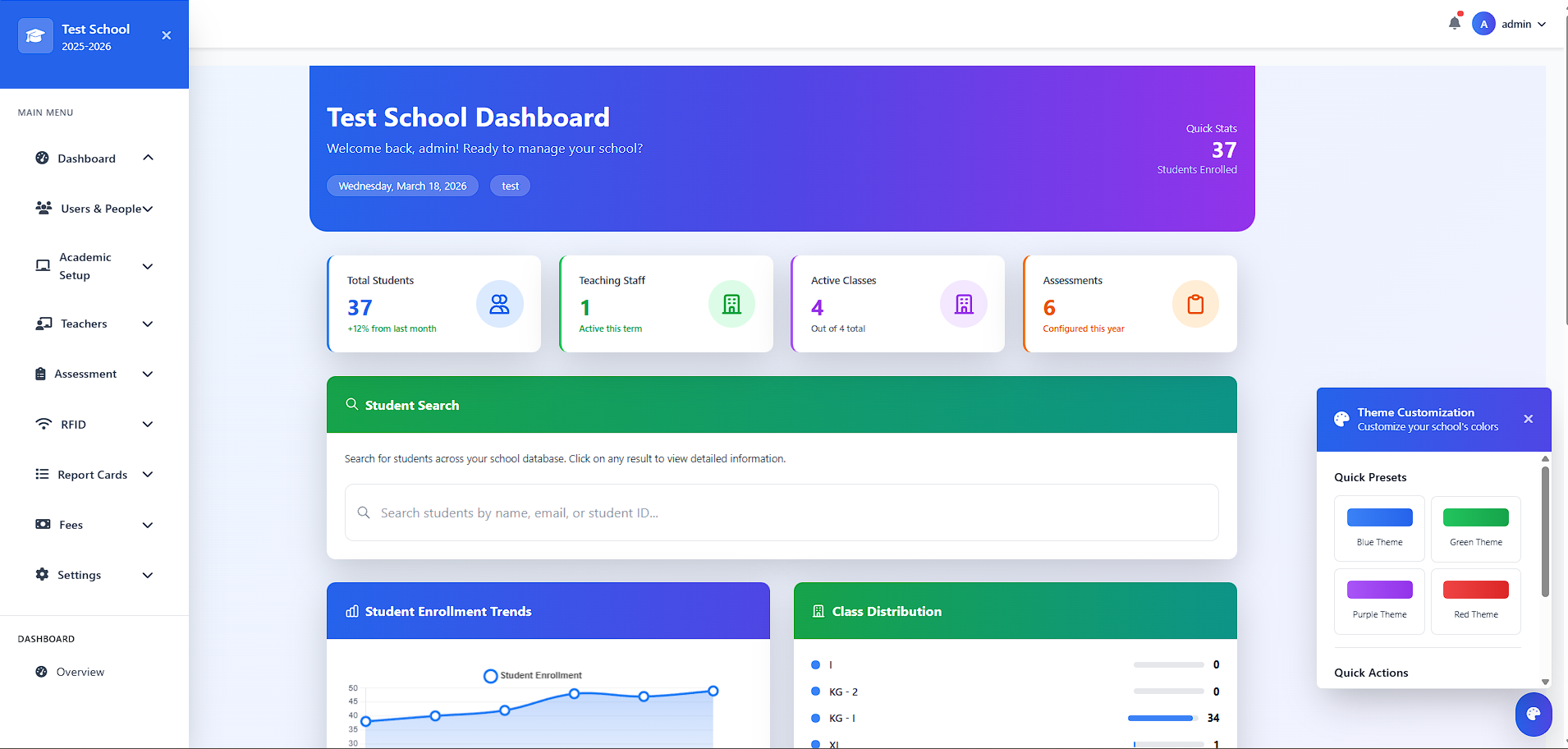 Admin Dashboard